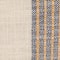 Hello Honey® Blue & Yellow Stripes on Cream Cotton Throw Pillow with Fringe